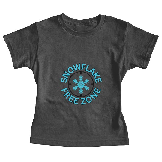 SNOWFLAKE FREE ZONE Baby Tees