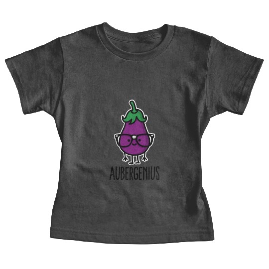 Aubergine eggplant genius Aubergenius Baby Tees