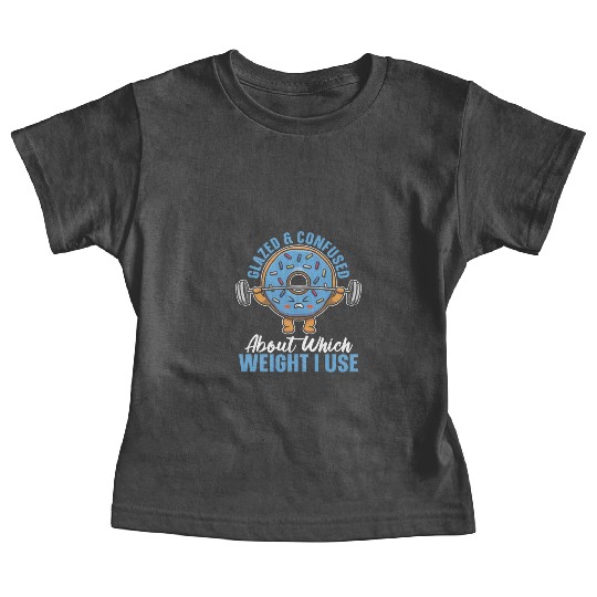 Fitness Donut Funny Donut Gym Baby Tees