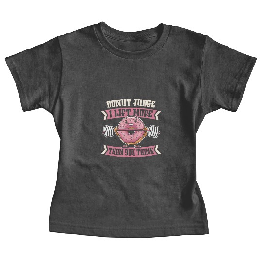 Fitness Donut Funny Donut Gym Baby Tees