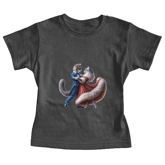 Twilight Dance of Cats Baby Tees