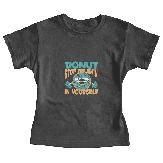 Fitness Donut Funny Donut Gym Baby Tees