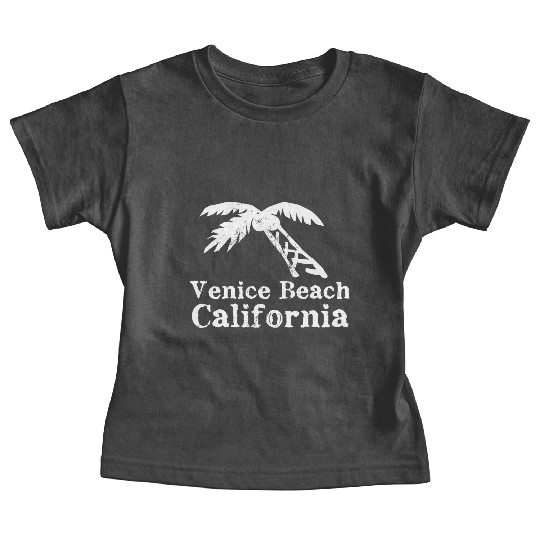 Venice Beach California Palm Tree Souvenirs Gifts Baby Tees