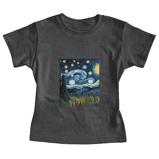 Gardener's Starry Night Baby Tees Van Gogh Inspired