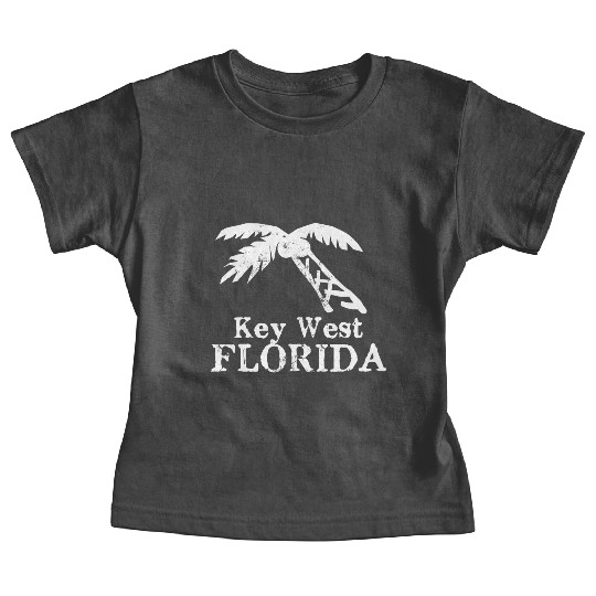 Key West Florida Palm Tree Souvenirs Gifts Baby Tees