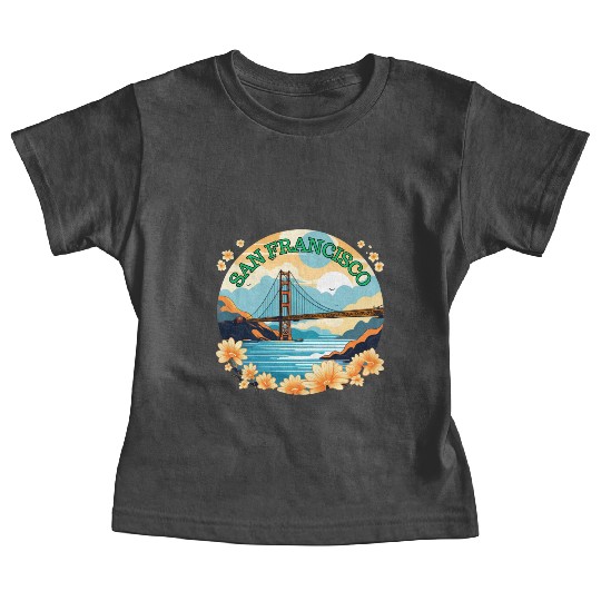 Golden Gate Bridge - San Francisco Baby Tees