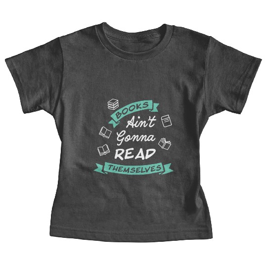 Funny Reading Teacher Bookworm Baby Tees