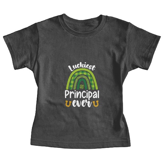 Luckiest Principal Ever School St Patrick's Day Baby Tees