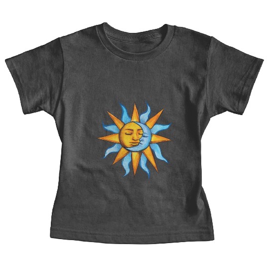 sun moon Baby Tees
