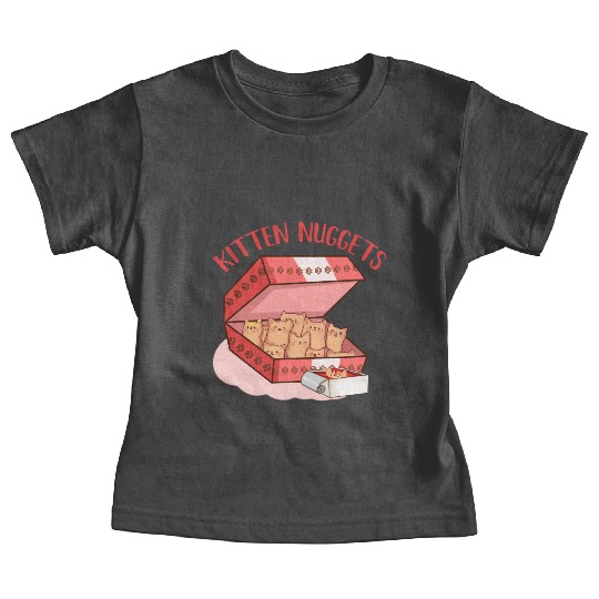 Funny Kittens as Chicken Nuggets, Cat Lover Baby Tees