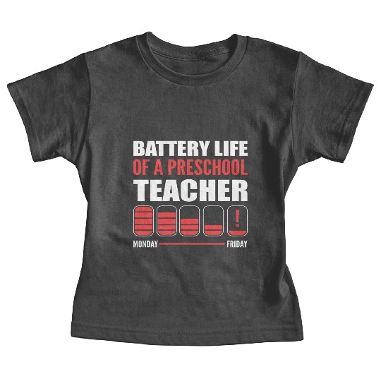 Preschool Teacher Funny Teacher Gift Baby Tees