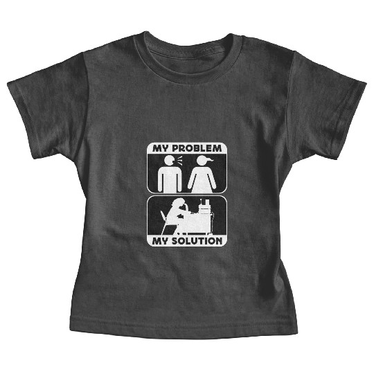 Ham Radio Operator My Problem My Pictogram Mom Dad Baby Tees
