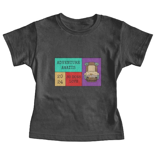 Adventure Awaits So Does Love Baby Tees