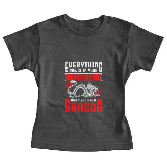 Fantasy Middle Ages Fire China Baby Tees