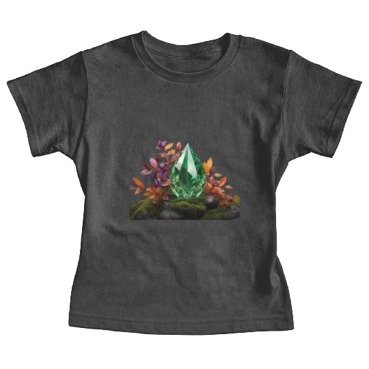 green crystal Baby Tees