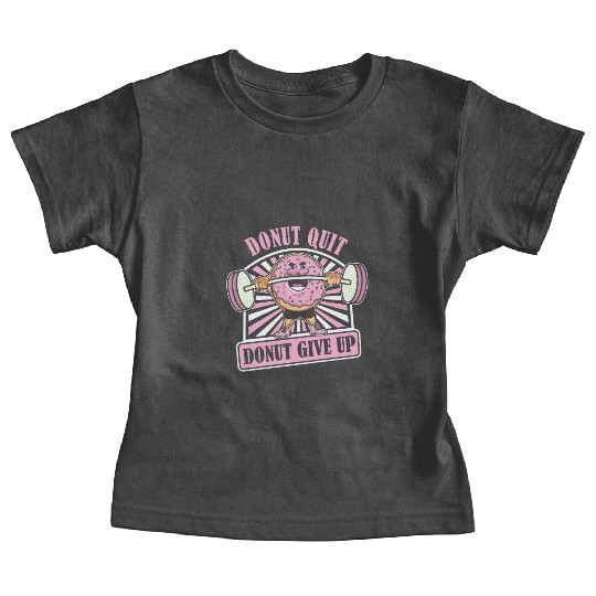 Fitness Donut Funny Donut Gym Baby Tees