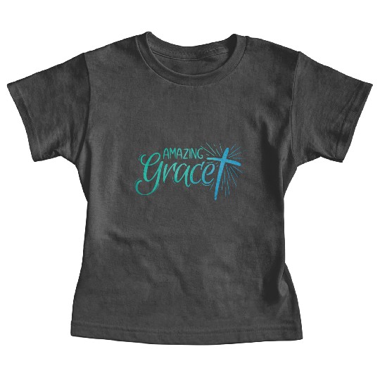 Amazing Grace Lettering Baby Tees