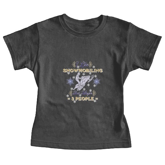 Funny Snowmobiling Introvert Baby Tees Men Women