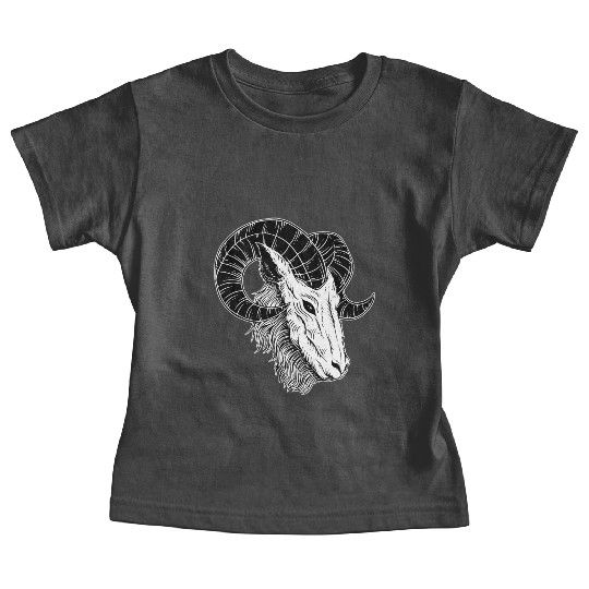 Dark Devil Baphomet Goat Head Baby Tees