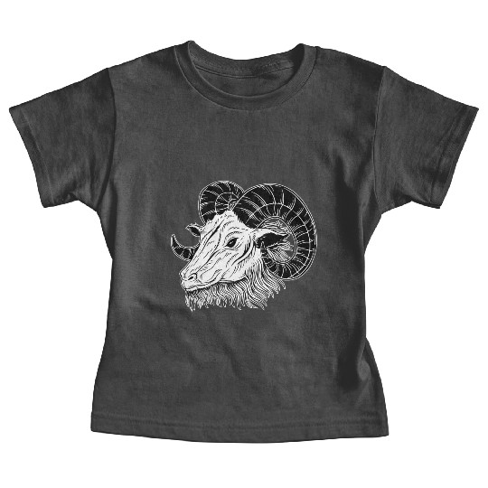 Baphomet Goat Horn Art Baby Tees