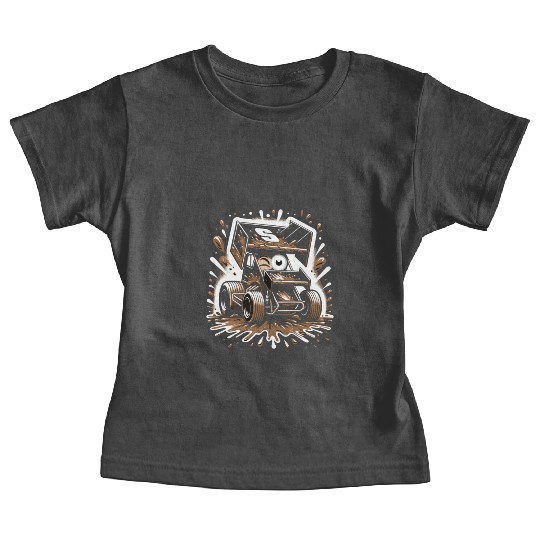 Sprint Car Mom Dirt Track Racing Racing Race Day Baby Tees