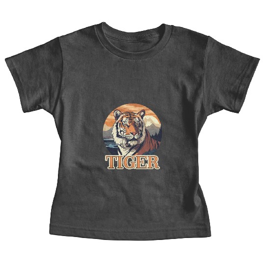 Tiger Design for a Tiger lovers Baby Tees