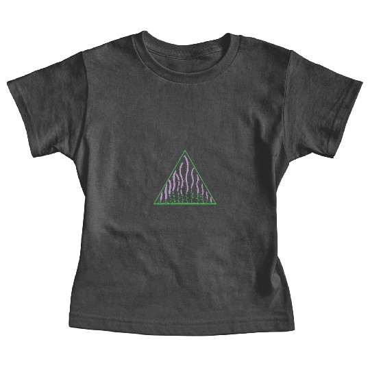 Lavender in a Triangle Plant Garden Fragrance Baby Tees
