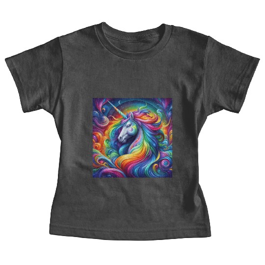 Unicorn rainbow Baby Tees