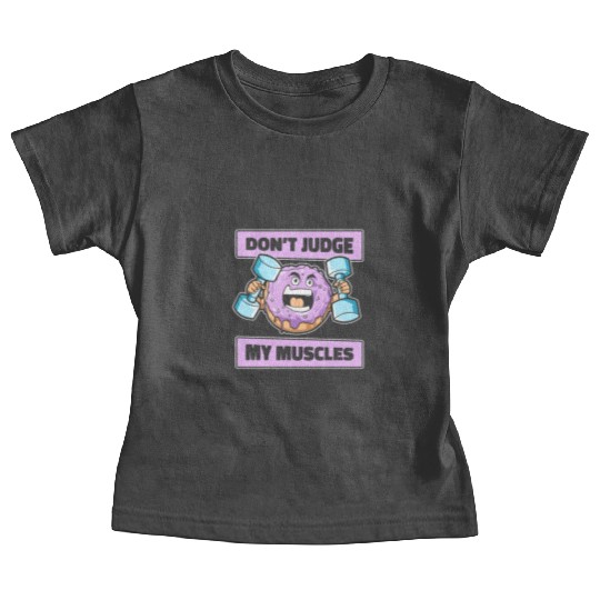 Fitness Donut Funny Donut Gym Baby Tees