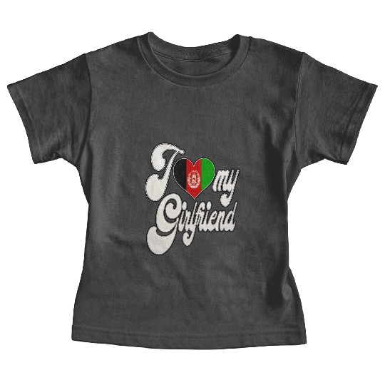 AfghanI Love My Afghanistan Girlfriend Baby Tees