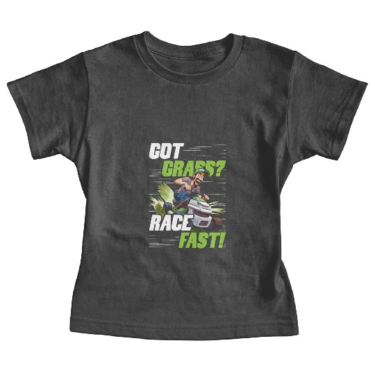 Lawn Mower Racing Got Grass Race Fast Baby Tees