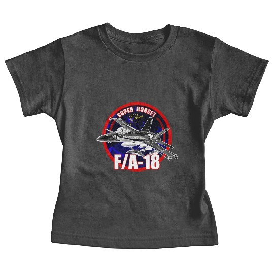 F18 Hornet Us Air Force Fighterjet Baby Tees
