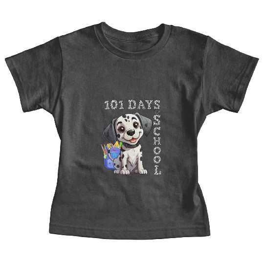 Dabbing Dog's 101 School Days: A Spotty Comedy! Baby Tees