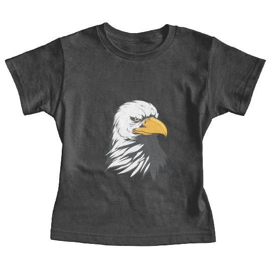 Bald Eagle Head Cartoon Baby Tees