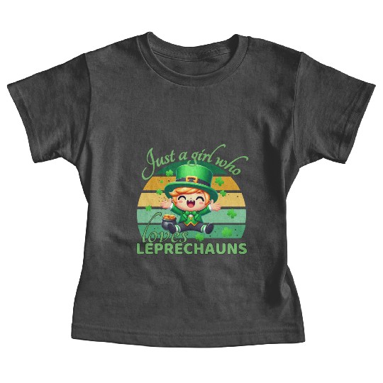 Just A Girl Who Loves Leprechauns Baby Tees