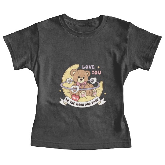 Cute Valentine's Day Teddy Bear Baby Tees