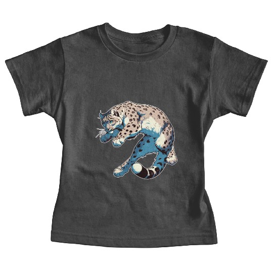 Snow Leopard Leopard White Leopard Baby Tees