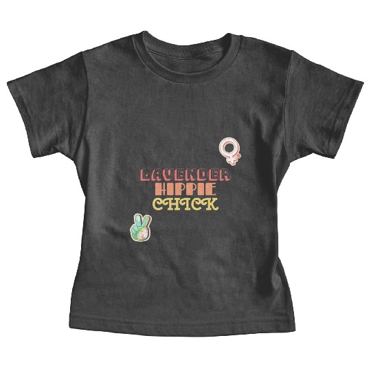 Aromatherapy Lavender Hippie Chick Baby Tees