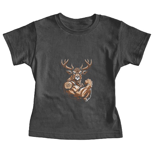 Deer I Love Mom Baby Tees