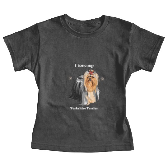 Yorkshire Terrier, Dog Dad, Dog Mom, Pet Lover Baby Tees