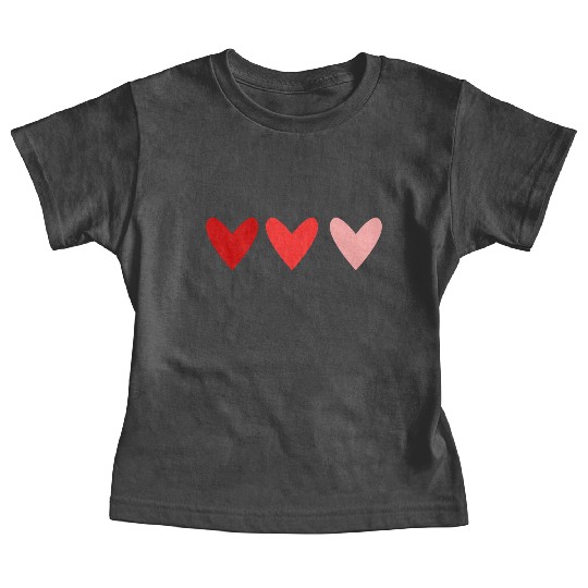 HEART. HEARTS. LOVE. VALENTINE'S DAY. I LOVE YOU. Baby Tees