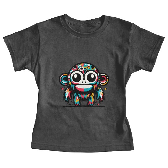 Chromatic Chimp: A Spectrum of Wonder Baby Tees
