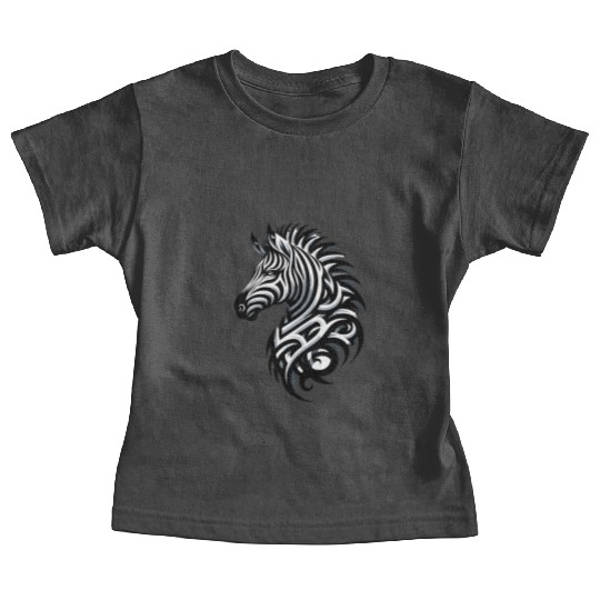 Zebra's Abstract tone Baby Tees
