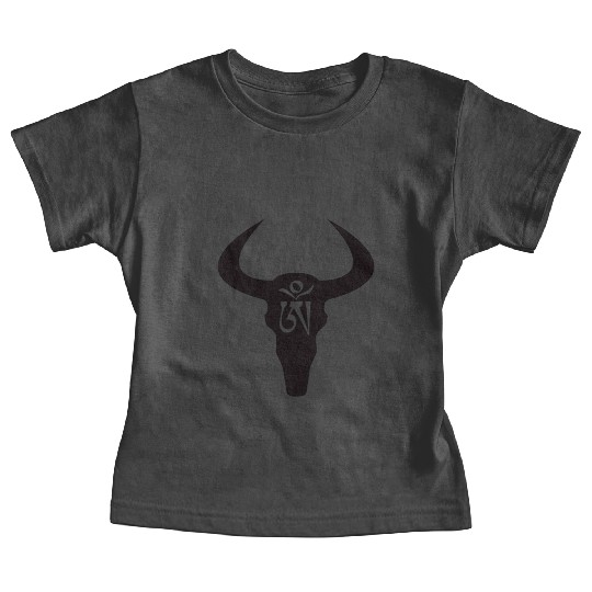 Wild yak skull with Tibetan inscriptions Baby Tees