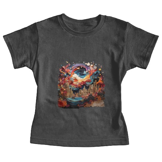Artstation, starry night colorful Baby Tees