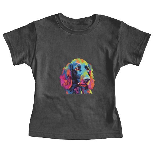Watercolor Colorful Irish Water Water Spaniel Baby Tees