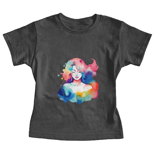 Color splash zodiac: Virgo Baby Tees