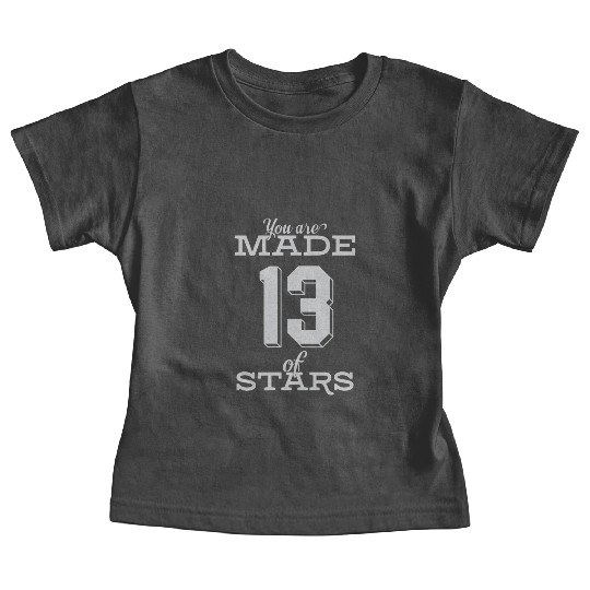Celestial Origin Number Thirteen Star Design Baby Tees