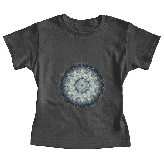 Butterfly wing ornament in delicate blue tones Baby Tees