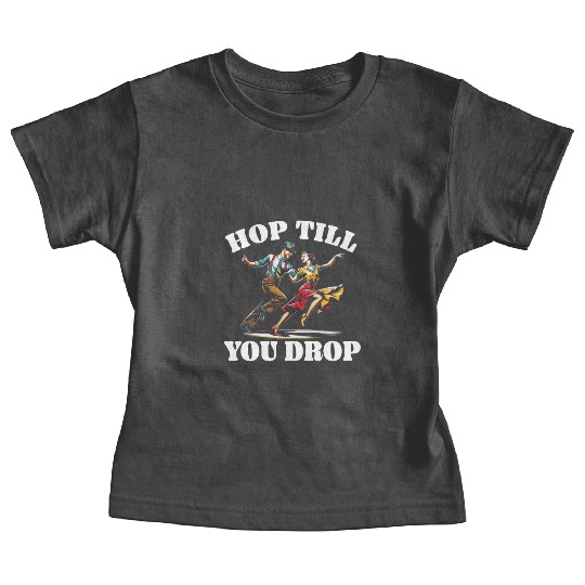 Lindy Hop Dancer Swinging Dancing Swing Dance Baby Tees